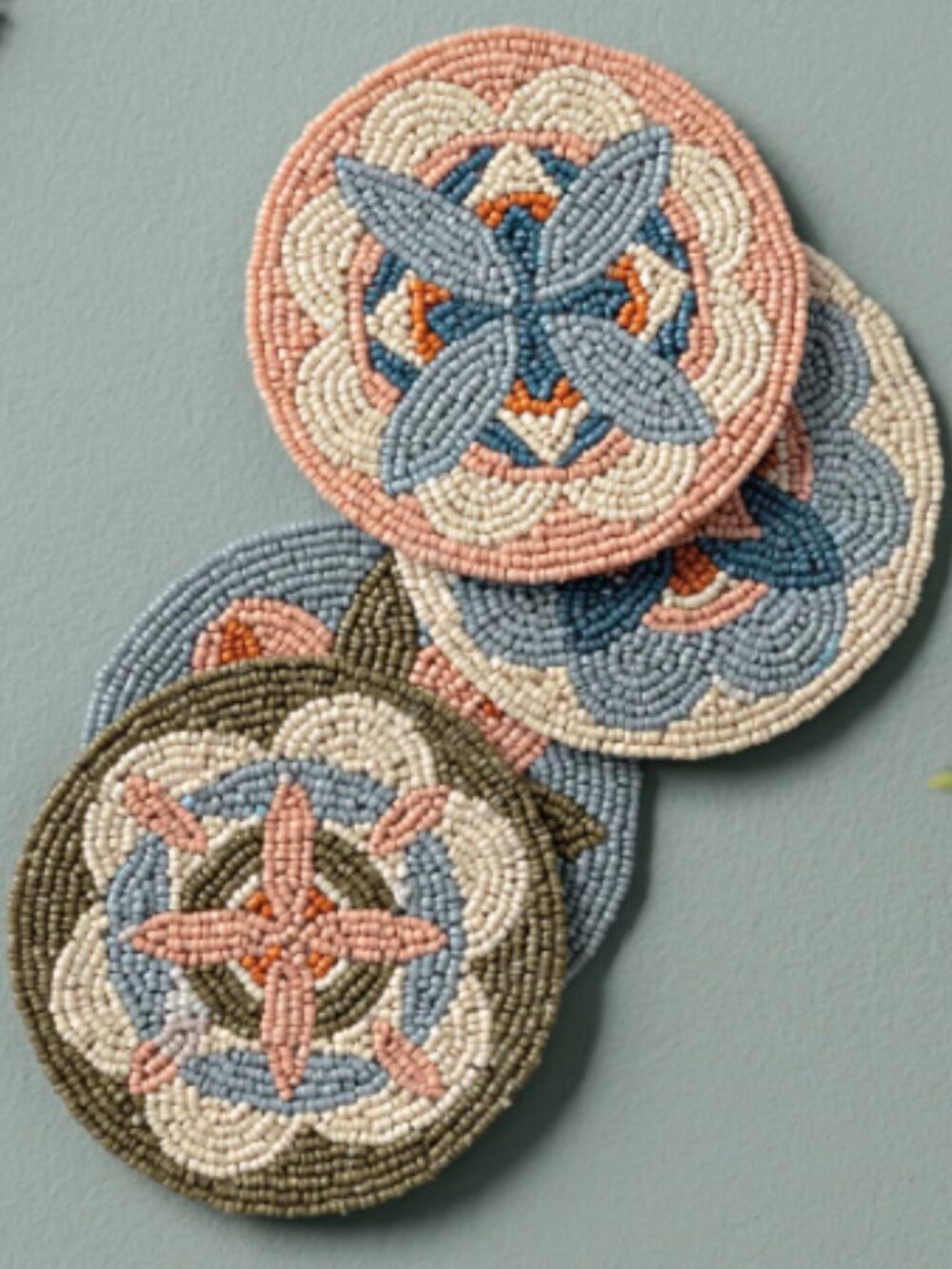 Danica Studios Disco Formation Beaded Coasters set of 4